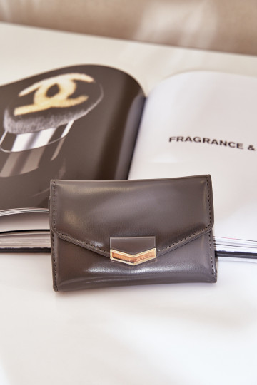 lacado Carteira feminina cinza escuro Rahner