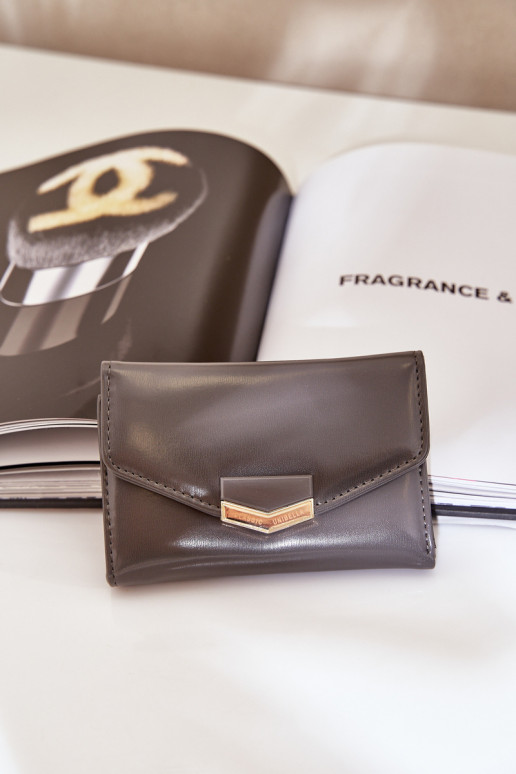 lacado Carteira feminina cinza escuro Rahner