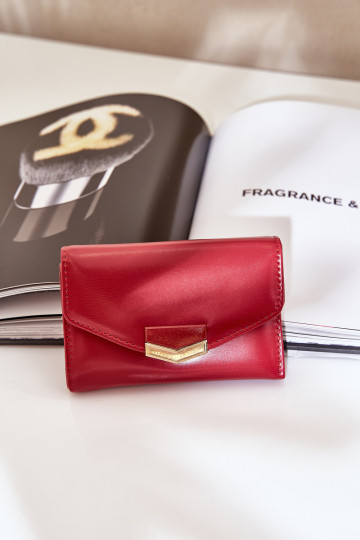 lacado Carteira feminina cor vermelha Rahner