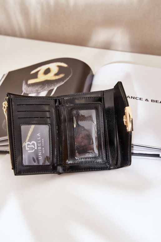 lacado Carteira feminina cor preta Rahner