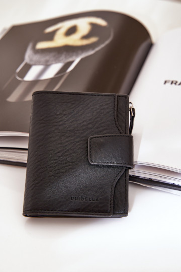 Carteira feminina Eko Couro cor preta Jezorea