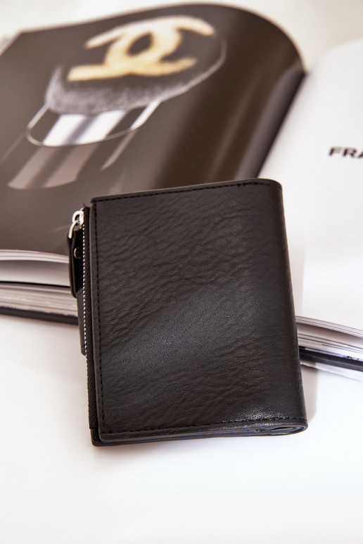 Carteira feminina Eko Couro cor preta Jezorea