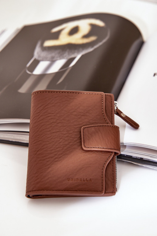 Carteira feminina Eko Couro cor marrom Jezorea Carteira feminina Eko Couro cor marrom Jezorea