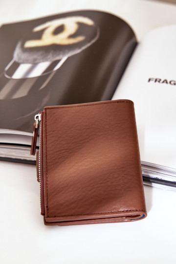 Carteira feminina Eko Couro cor marrom Jezorea 2