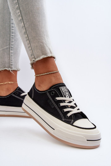 Sapatos femininos Big Star NN274204 cor preta