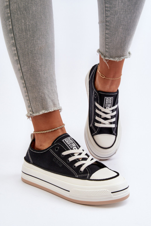 Sapatos femininos Big Star NN274204 cor preta