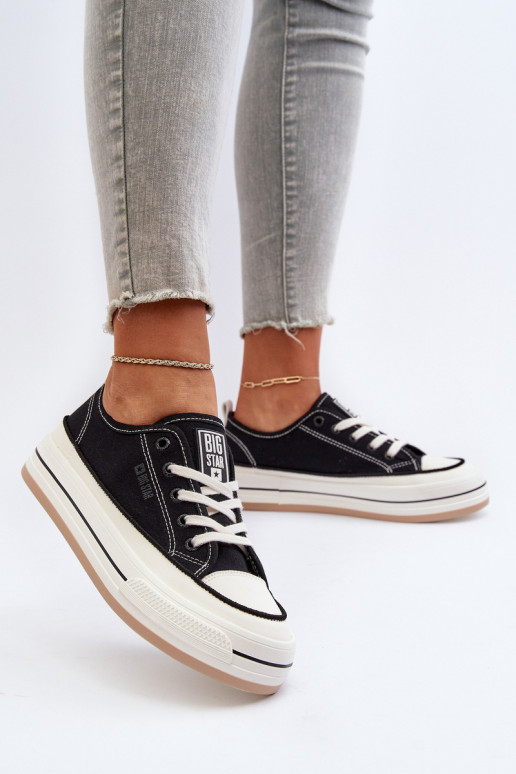 Sapatos femininos Big Star NN274204 cor preta