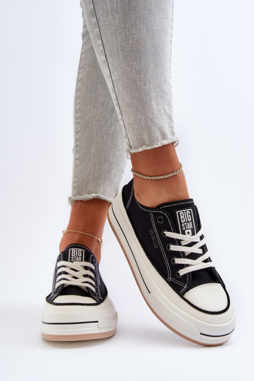 Sapatos femininos Big Star NN274204 cor preta