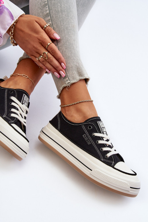 Sapatos femininos Big Star NN274204 cor preta