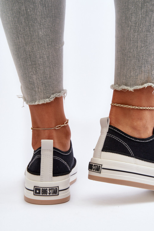 Sapatos femininos Big Star NN274204 cor preta