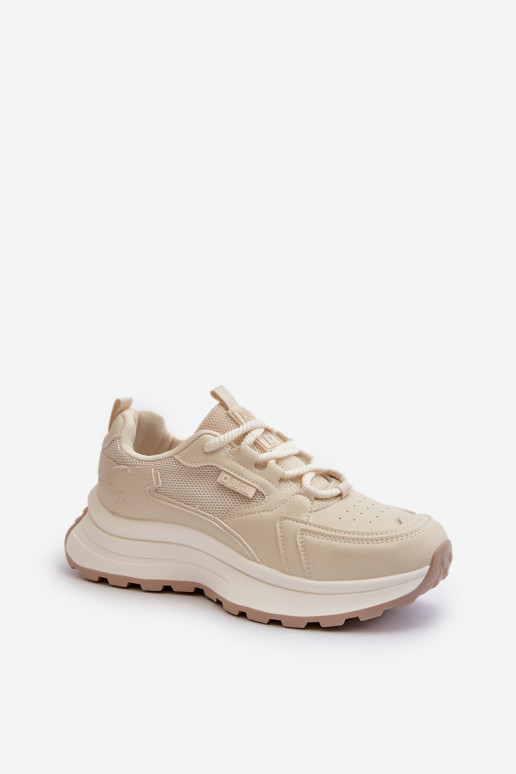 Tênis femininos HI-POLY SYSTEM Big Star NN274A105 na cor areia