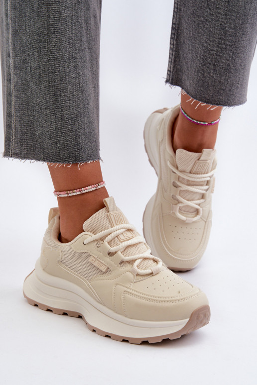 Tênis femininos HI-POLY SYSTEM Big Star NN274A105 na cor areia