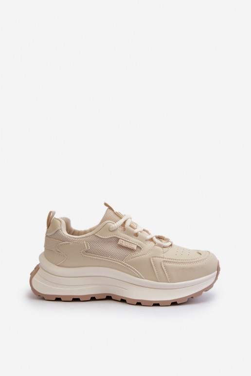Tênis femininos HI-POLY SYSTEM Big Star NN274A105 na cor areia