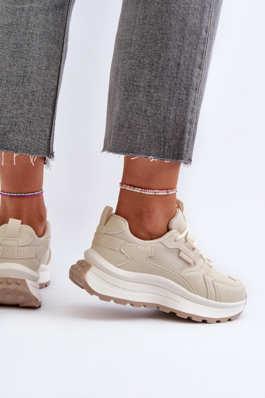 Tênis femininos HI-POLY SYSTEM Big Star NN274A105 na cor areia