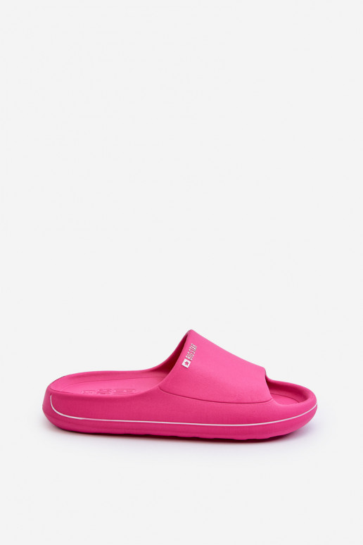 Chinelos femininos Big Star NN274A041 na cor rosa