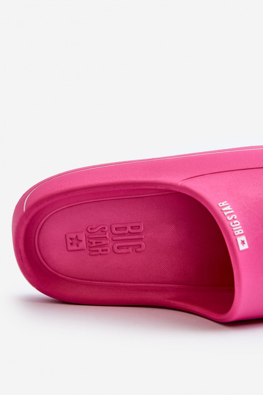 Chinelos femininos Big Star NN274A041 cor rosa  Chinelos femininos Big Star NN274A041 cor rosa