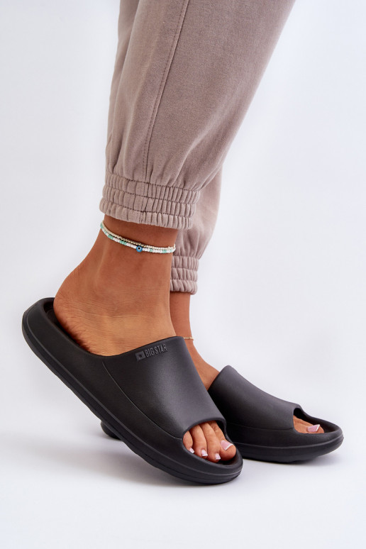  Chinelos femininos Big Star NN274A042 cor preta