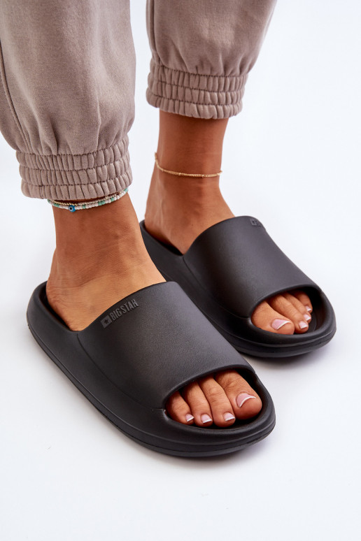  Chinelos femininos Big Star NN274A042 cor preta