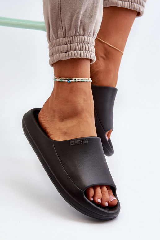  Chinelos femininos Big Star NN274A042 cor preta