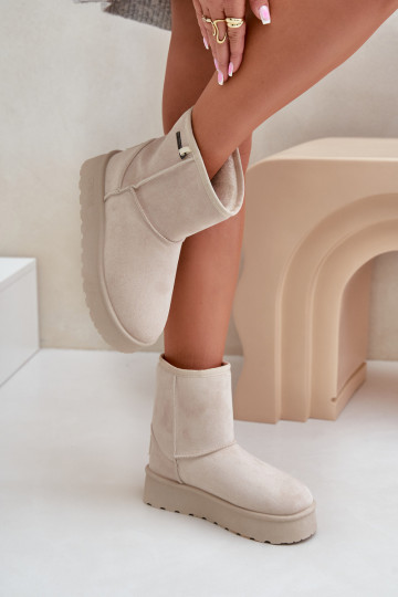 Botas de Neve Elevadas com...