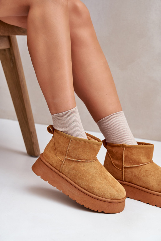 Botas de Neve Baixas com Plataforma e... Botas de Neve Baixas com Plataforma e...