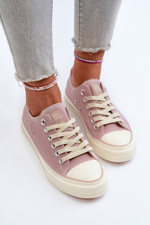 Baixo Sapatos de lazer Big Star NN274270 cor rosa