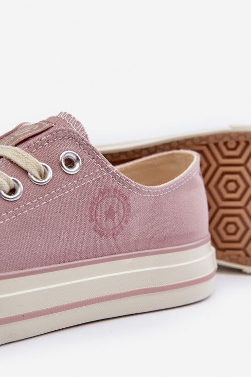 Baixo Sapatos de lazer Big Star NN274270 cor rosa