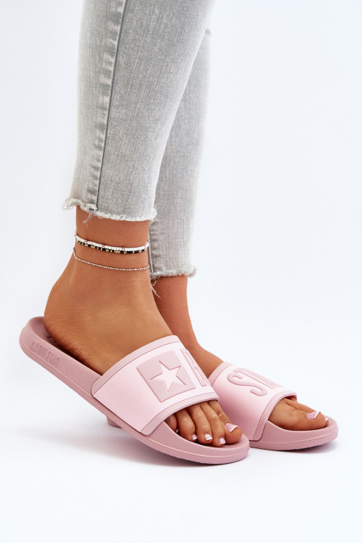 Feminino Chinelos Big Star NN274A647 cor rosa