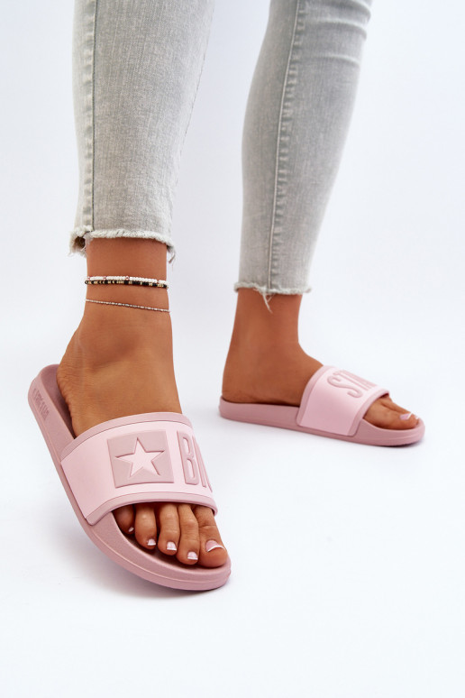Feminino Chinelos Big Star NN274A647 cor rosa