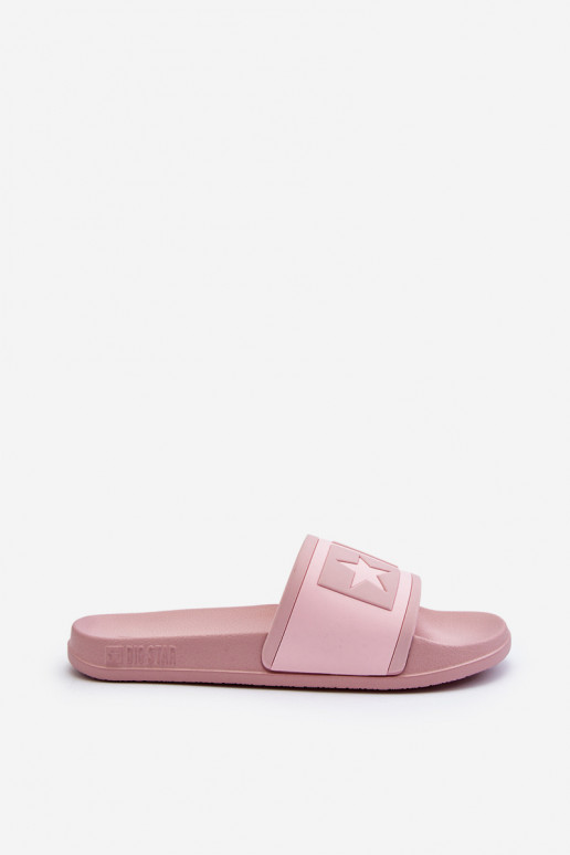 Feminino Chinelos Big Star NN274A647 cor rosa