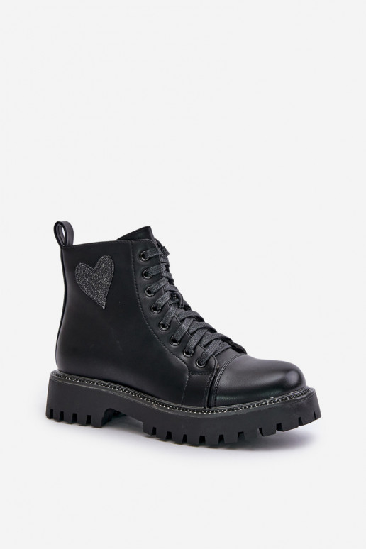 Botas femininas com zíper e coração... Botas femininas com zíper e coração...