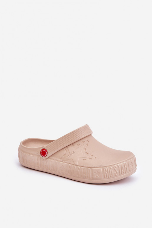 Feminino Chinelos leves Big Star II275012 bege