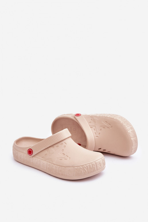 Feminino Chinelos leves Big Star II275012 bege