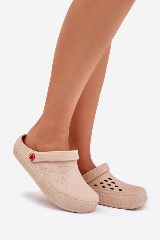 Feminino Chinelos leves Big Star II275012 bege