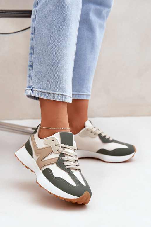 tênis À modalo de tênis Feminino bege-cor verde Britma tênis À modalo de tênis Feminino bege-cor verde Britma