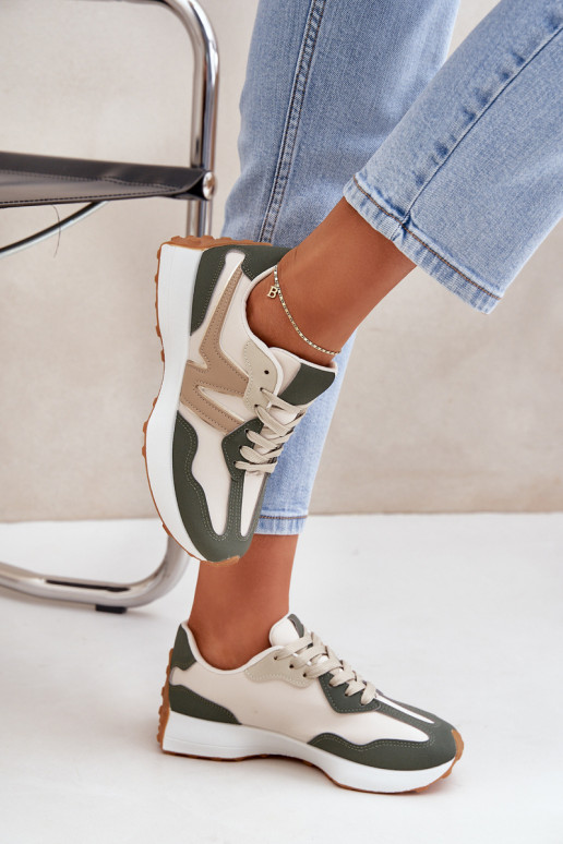 tênis À modalo de tênis Feminino bege-cor verde Britma tênis À modalo de tênis Feminino bege-cor verde Britma