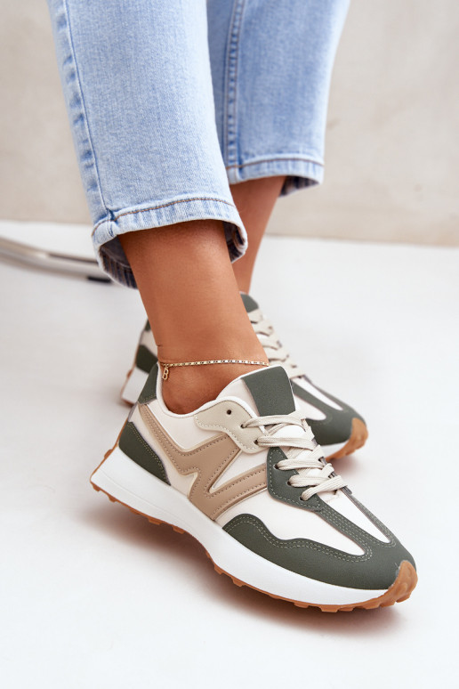 tênis À modalo de tênis Feminino bege-cor verde Britma tênis À modalo de tênis Feminino bege-cor verde Britma