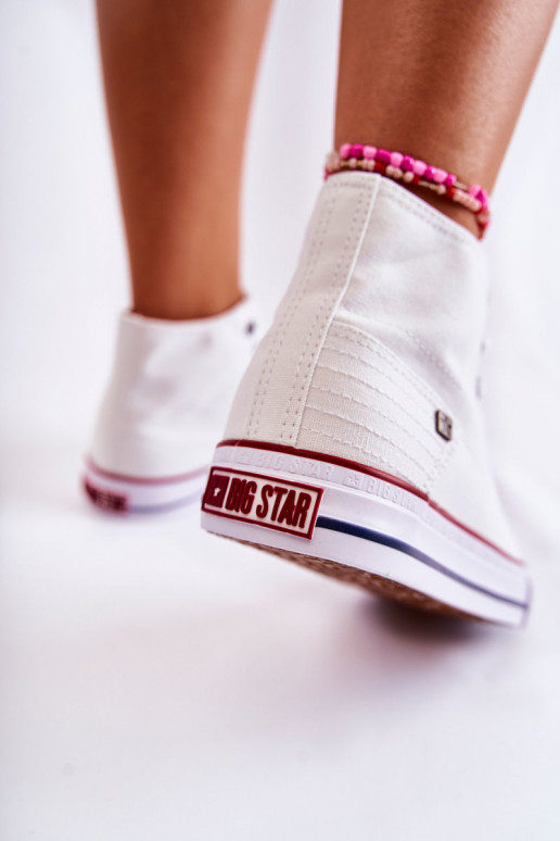 Feminino sapatos de lazer com sola Big Star DD274332 cor branca