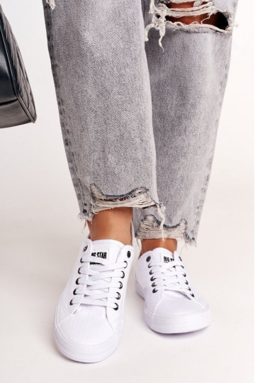 Tênis femininos BIG STAR IN274835 cor branca 2