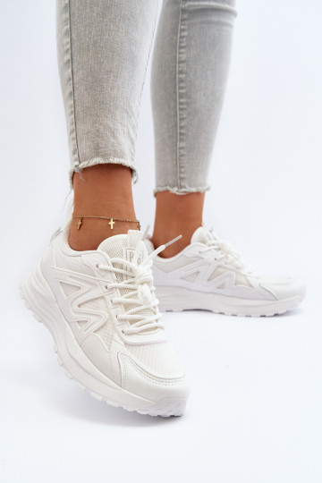 Sapatos casuais femininos Big Star NN274A084 cor branca