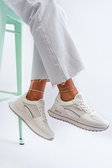 Tênis modelo batai feminino Big Star NN274A089 branco 2