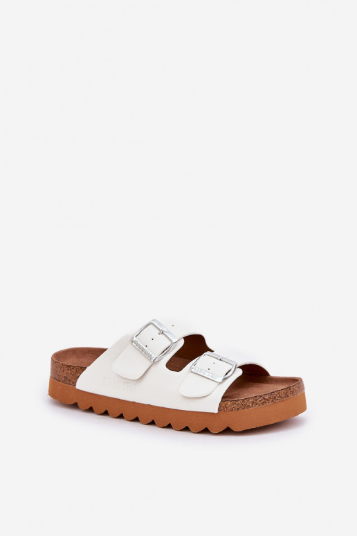 À modalo clássico Feminino Chinelos Big Star LL274480 cor branca