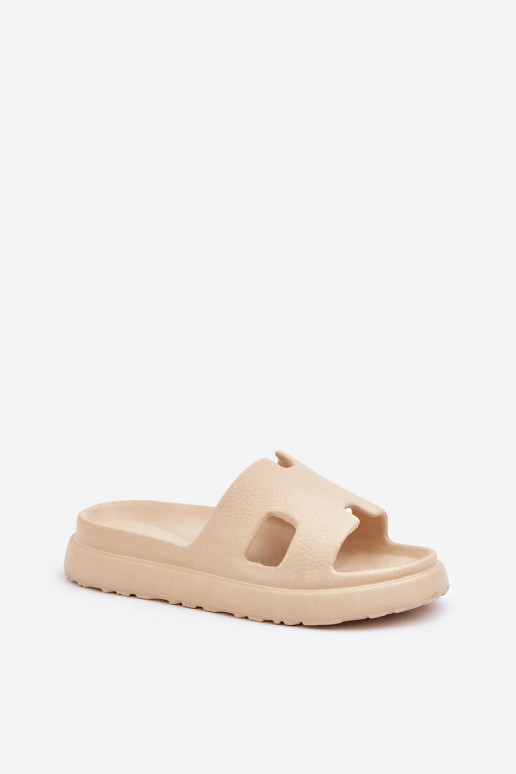 Chinelos leves Chinelos Com recortes bege Neladith