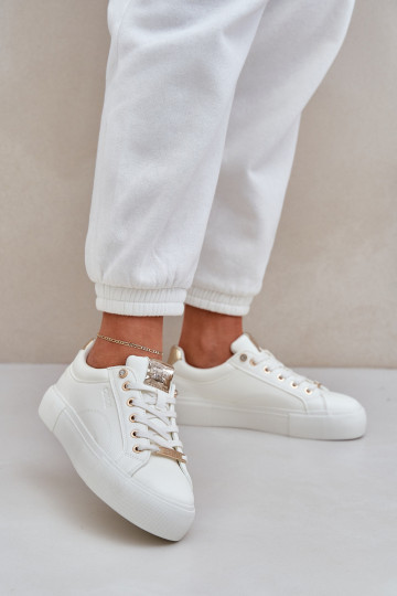 Tênis femininos Big Star NN274211 brancos