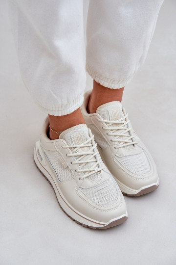 À modalo de tênis Feminino Big Star NN274A088 cor de marfim