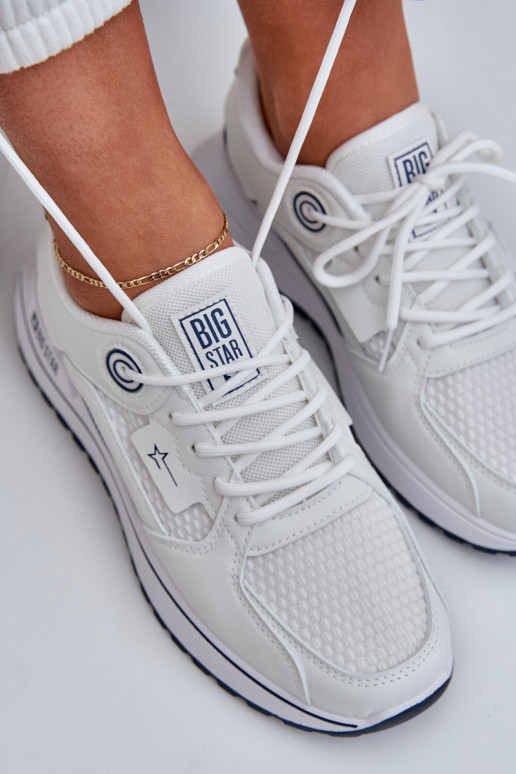 tênis À modalo de tênis Feminino Big Star NN274A103 HI-POLY SYSTEM Branco-azul escuro tênis À modalo de tênis Feminino Big Star NN274A103 HI-POLY SYSTEM Branco-azul escuro