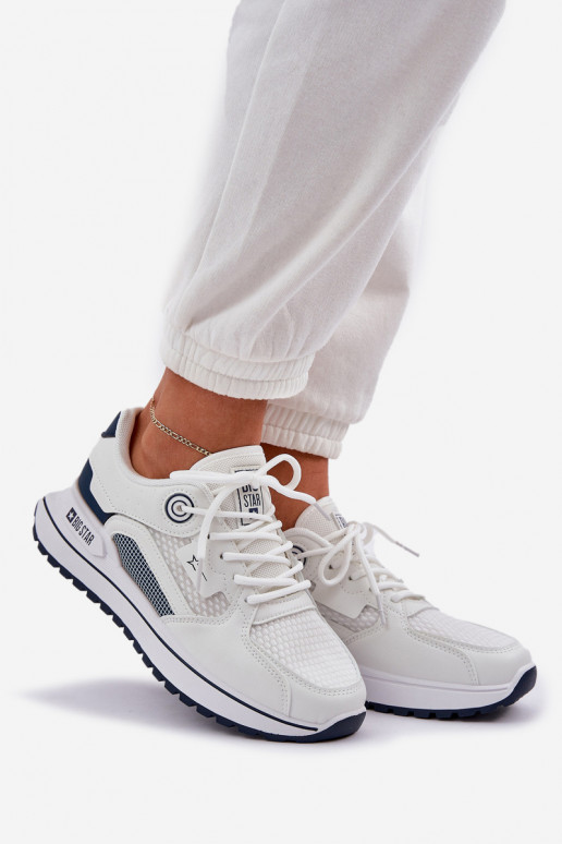 tênis À modalo de tênis Feminino Big Star NN274A103 HI-POLY SYSTEM Branco-azul escuro tênis À modalo de tênis Feminino Big Star NN274A103 HI-POLY SYSTEM Branco-azul escuro