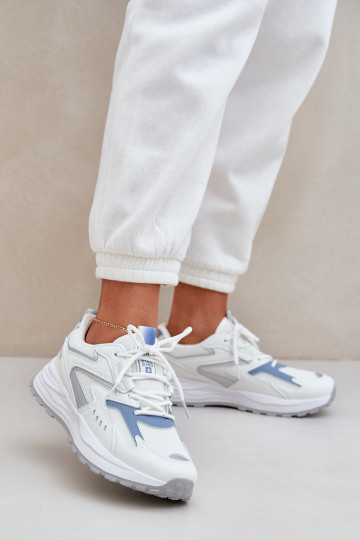 tênis Feminino Big Star NN274A094 HI-POLY SYSTEM Branco-cor azul