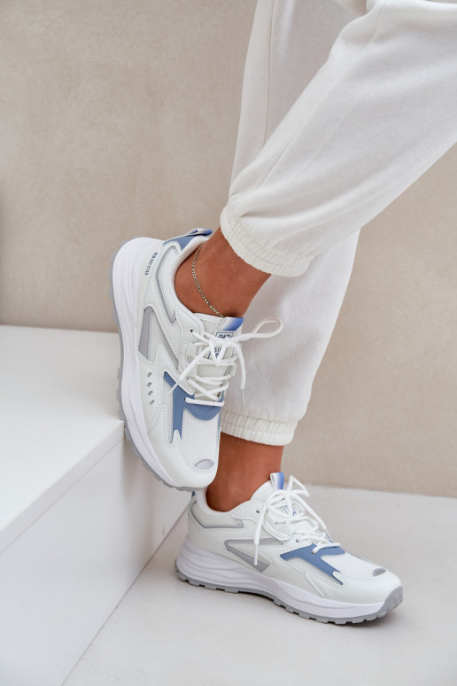 tênis Feminino Big Star NN274A094 HI-POLY SYSTEM Branco-cor azul tênis Feminino Big Star NN274A094 HI-POLY SYSTEM Branco-cor azul