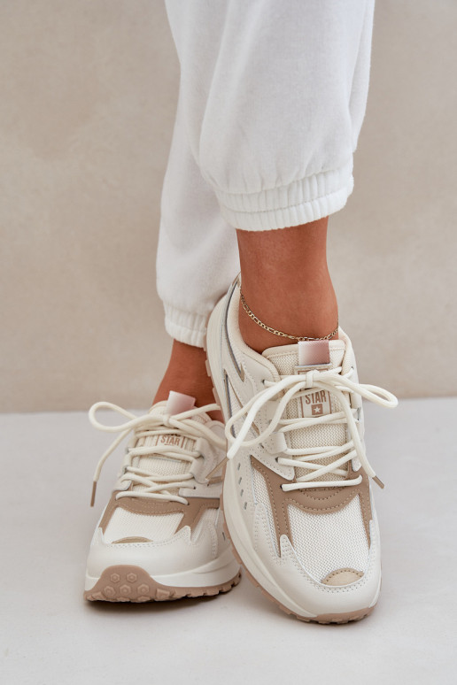 tênis Feminino Big Star NN274A096 HI-POLY SYSTEM bege tênis Feminino Big Star NN274A096 HI-POLY SYSTEM bege